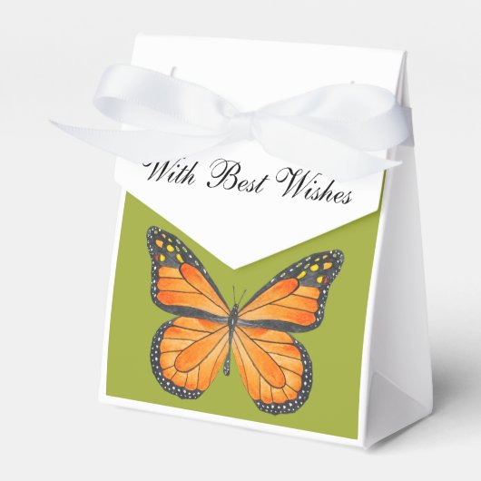 Schmetterlinge auf einer Gunst-Box Geschenkschachtel (Vorderseite)