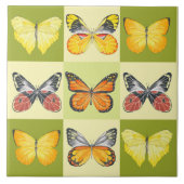 Schmetterlinge auf einer Keramik (A) Fliese (Vorderseite)