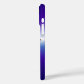 Schmetterlinge auf lila Regenbogen Case-Mate iPhone Hülle (Rückseite / Links)