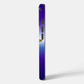 Schmetterlinge auf lila Regenbogen Case-Mate iPhone Hülle (Rückseite / Links)