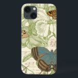 Schmetterlinge auf Noten mit Blumendesign Case-Mate iPhone Hülle<br><div class="desc">Ein grünes Blumendesign und Noten dienen als Hintergrund für ein Trio von Schmetterlingen in diesem Stück von Vision Studio. Auch das französische Wort für Schmetterling, Papillon, ist am unteren Ende des Stückes verziert. Wenn Sie eine große Liebe an Schmetterlingen, Natur, oder wie Sie sich mit Schönheit umgeben, ist dies der...</div>