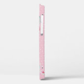 Schmetterlinge auf Polka-Punkten Case-Mate iPhone Hülle (Rückseite / Links)