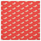 Schmetterlinge auf Rot Stoff (Muster)