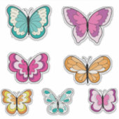 Schmetterlinge Aufkleber (Vorderseite)