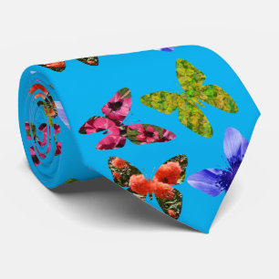Schmetterlinge aus Blume, Neck Tie Krawatte