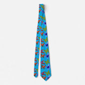 Schmetterlinge aus Blume, Neck Tie Krawatte (Rückseite)