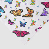 Schmetterlinge aus dekorativem Papierpapier Seidenpapier (Ausschnitt)