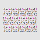 Schmetterlinge aus dekorativem Papierpapier Seidenpapier (Vorderseite)