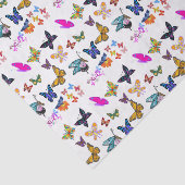 Schmetterlinge aus dekorativem Papierpapier Seidenpapier (Ausschnitt)