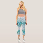 Schmetterlinge aus Meerbarsch Capri Leggings (Vorderseite)