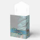 Schmetterlinge aus Paradies/tropisch-türkisfarbene Geschenkschachtel (Geöffnet)