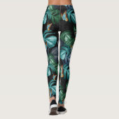Schmetterlinge aus Paradies/tropisch-türkisfarbene Leggings (Rückseite)