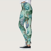 Schmetterlinge aus Paradies/tropisch-türkisfarbene Leggings (Links)