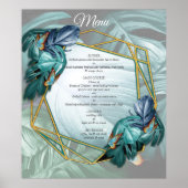 Schmetterlinge aus Paradies/tropisch-türkisfarbene Poster (Vorne)