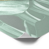 Schmetterlinge aus Paradies/tropisch-türkisfarbene Poster (Ecke)