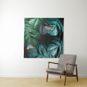 Schmetterlinge aus Paradies/tropisch-türkisfarbene Wandteppich (Beispiel (Horizontal))