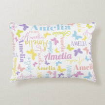 Schmetterlinge aus Regenbogen individuelle Name Am