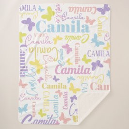 Schmetterlinge aus Regenbogen individuelle Name Ca Sherpadecke