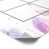 Schmetterlinge Baby Dusche Ratschlag Fälligkeitsda Poster (Ecke)