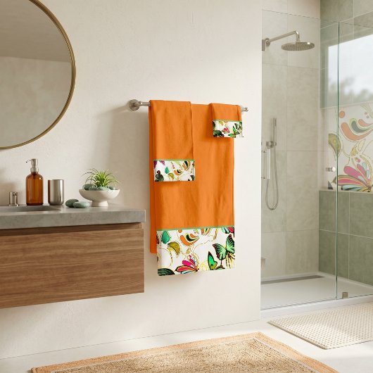Schmetterlinge Badetuch Set