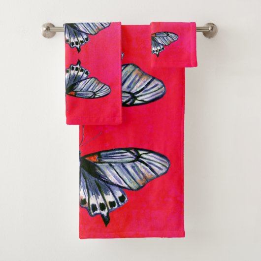 Schmetterlinge Badhandtuch Set (Insitu)