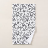 Schmetterlinge Badhandtuch Set (Handtuch)