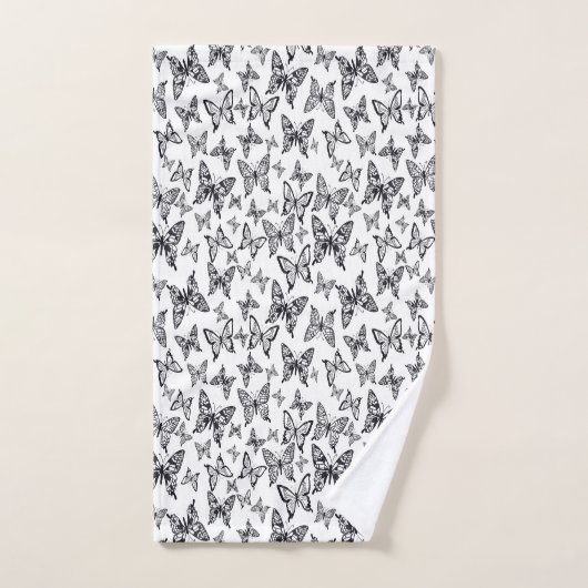 Schmetterlinge Badhandtuch Set (Handtuch)