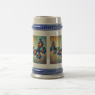 Schmetterlinge Bierglas