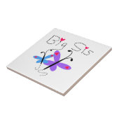 Schmetterlinge Big Sis Geschenke Fliese (Seite)