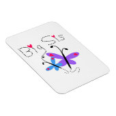 Schmetterlinge Big Sis Geschenke Magnet (Rechte Seite)