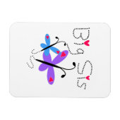 Schmetterlinge Big Sis Geschenke Magnet (Horizontal)