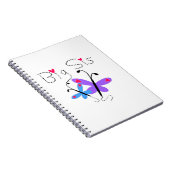 Schmetterlinge Big Sis Geschenke Notizblock (Rechte Seite)