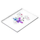 Schmetterlinge Big Sis Geschenke Notizblock (Linke Seite)