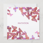 Schmetterlinge bitte nehmen Sie an unserer Einladu Einladung (Vorderseite)