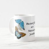 Schmetterlinge - blau kaffeetasse (Vorderseite Links)