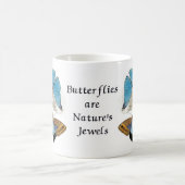 Schmetterlinge - blau kaffeetasse (Mittel)