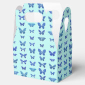 Schmetterlinge, blau, türkis geschenkschachtel (Geöffnet)