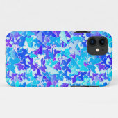 Schmetterlinge, blau, türkis, Lavendel Case-Mate iPhone Hülle (Rückseite (Horizontal))