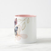 Schmetterlinge Blühen Schöner Name Tasse (Zentrum)