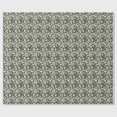 Schmetterlinge & Blume: Doodle Summer Pattern. Geschenkpapier (Flach)