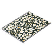 Schmetterlinge & Blume: Doodle Summer Pattern. Notizblock (Linke Seite)