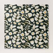 Schmetterlinge & Blume: Doodle Summer Pattern. Puzzle (Vertikal)