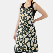 Schmetterlinge & Blume: Doodle Summer Pattern. Schürze (InSitu)