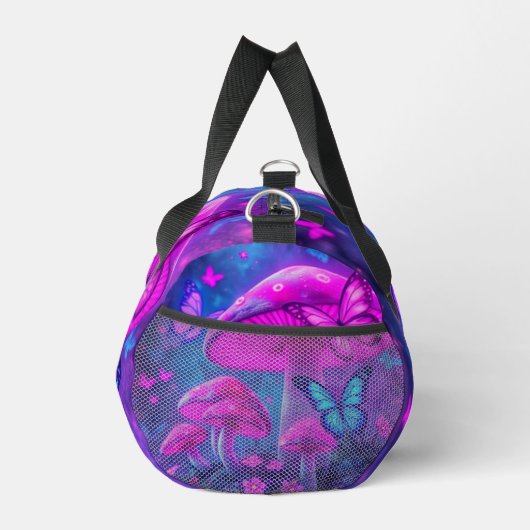 Schmetterlinge Blume Pilze-Fairycore Duffle Bag (Rechts)