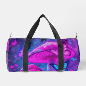 Schmetterlinge Blume Pilze-Fairycore Duffle Bag (Rückseite)