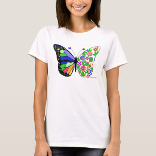 Schmetterlinge, Blume Pulmonale Liebe T-Shirt