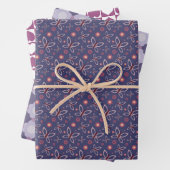 Schmetterlinge Blume und Herz Geschenkpapier Set (Beispiel)