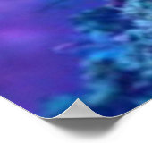 Schmetterlinge, Blume und Pilze- Poster (Ecke)