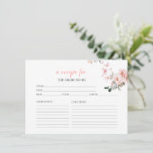 Schmetterlinge Blumenkrebskarten für Brautparty Einladung (Stehend Vorderseite)