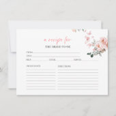 Schmetterlinge Blumenkrebskarten für Brautparty Einladung (Vorderseite)